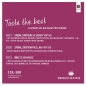 Preview: TASTE THE BEST - limitiert auf ein Paket pro Person