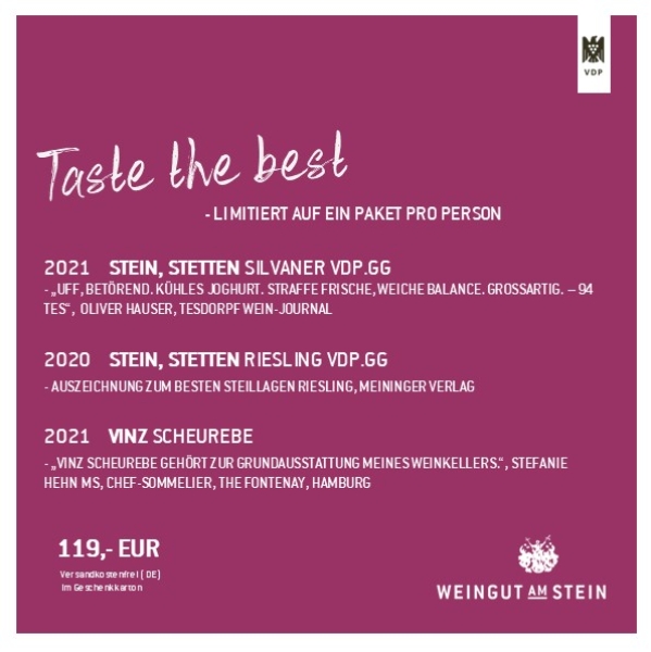 TASTE THE BEST - limitiert auf ein Paket pro Person